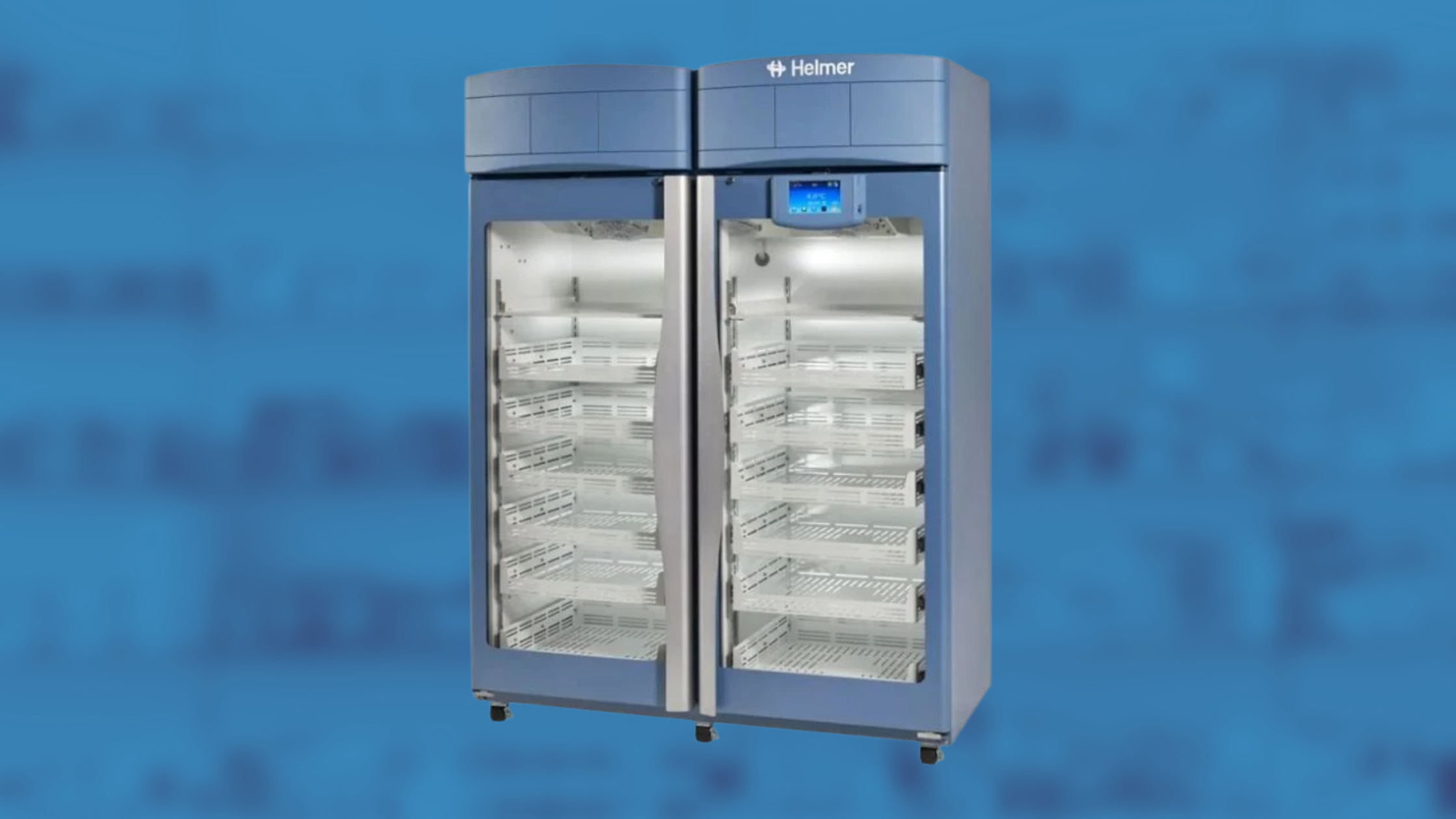 Helmer pharmacy refrigerator with digital temperature monitoring for USP <797> compliance