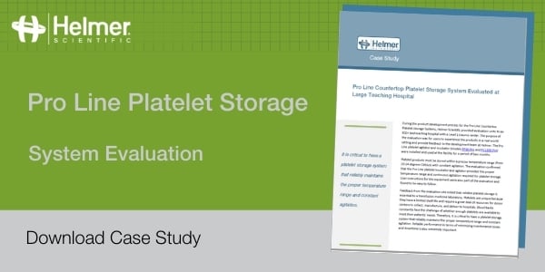 A view of our Pro Line Platelet Storage case study