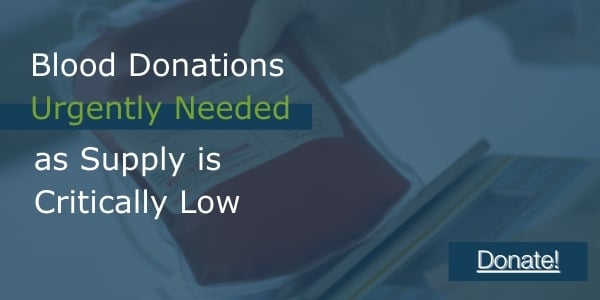 Blood donations are urgently needed in fall 2021