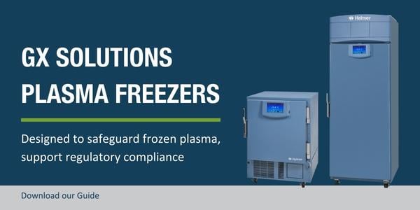GX Solutions Freezers Safeguard Plasma, Support Regulatory Compliance