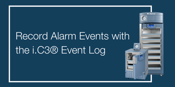 Record Alarm Events with the i.C3® Event Log