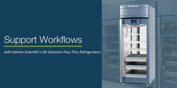 A GX Solutions Pass-Thru Refrigerator