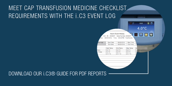 Meeting CAP Transfusion Medicine Checklist Requirements with the i.C3 Event Log (3)-1