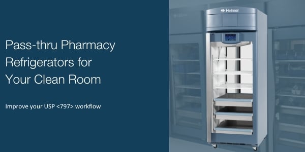 Pass-thru Pharmacy Refrigerator