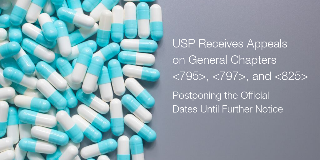 USP receives appeals on general chapters